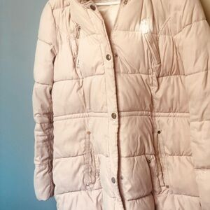 Women's light pink Puffer Jacket